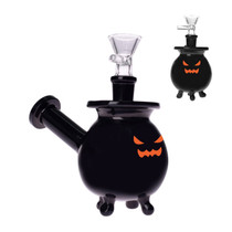 4" Halloween Couldron Water Pipe - with 14M Male Bowl (MSRP $30.00)