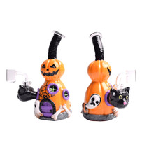 7.5" Halloween Pumpkin Rig Water Pipe - with 14M Banger (MSRP $40.00) 