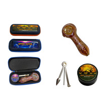 Halloween Etched Deisgn Spoon Hand Pipe Box Set (MSRP $15.00)
