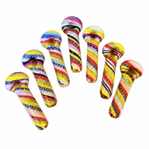 5" Full Twisting Art Spoon Hand Pipe - 2 Pack (MSRP $20.00ea)