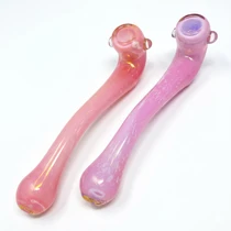 5" Slime Gold Fumed Sherlock Hand Pipe - 2 Pack (MSRP $20.00ea)