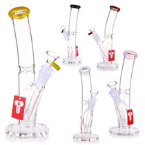 Tigerat - 10" 38x5mm Bend Neck Assorted Color Rim - with 14M Male Bowl (MSRP $25.00)