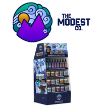 The Modest Co x Odor Killa - Odor Eliminator Candle + Spray 108ct Pre-filled Floor Display *Drop Ship* (MSRP $9.99-$19.99)