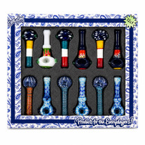 Everyday - 4" Swirly Glasswork Hand Pipe - 12ct Display (MSRP $15.00ea)
