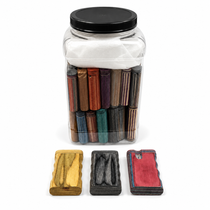 3" Assorted Colors Dug Out with Metal Cigarette - 24 Ct Jar (MSRP $10.00ea)