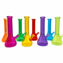 10" Painted Assorted Colors Beaker Water Pipe (MSRP $30.00)