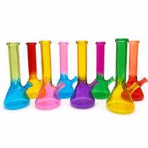 10" Painted two Tone Assorted Colors Beaker Water Pipe (MSRP $30.00)