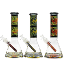 14" 25mm Thick Base Assorted Beaker Water Pipe (MSRP $60.00)