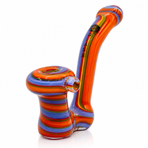 IC Glass - Assorted Colors Sherlock Design Long Neck Hand Pipe (MSRP $30.00)