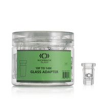 KICKBACK GLASS - 10F to 14M Adapter - 20 Ct Jar (MSRP$5.00)