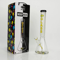 IC Glass - 18" Morpheus UV Reactive Beaker Water Pipe (MSRP$95.00)