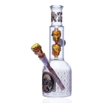 Juicy J Glass - Golden skull stacked beaker (MSRP $76.00)