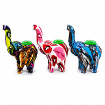 4" Printed Silicone Elephant Bubbler (MSRP $10.00)