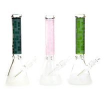 Legendary - Assorted Sand Blast Beaker Water Pipe with 14M Male Bowl (MSRP $60.00)