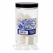 Everyday - Clear Bowl Rod Handle - 12ct Jar (MSRP $6.00ea)