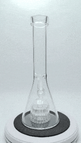 14" 21 Arm Reinforced Perc Clear Beaker Water Pipe (MSRP $40.00)