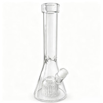 14" 21 Arm Reinforced Perc Clear Beaker Water Pipe (MSRP $40.00)