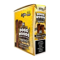 Dogg Woods  by Snoop Dogg - OG Gold Reserve Leaf Cigars (2pk) [Non-Priced] - Display of 15 (MSRP $1.79ea)