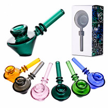 5" Assorted Colors Standing Style Bubbler Hand Pipe (MSRP $25.00)