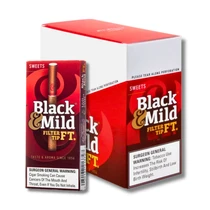 Black & Mild - Cigar Wraps 5ct Box of 10 - 110MM Filter Tip (MSRP $5.99ea)