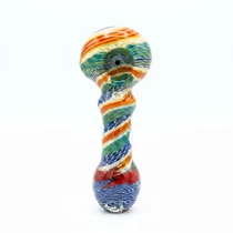 5" Flat Mouth Twisted Art Work Hand Pipe 2 - Pk (MSRP $15.00ea)