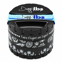 Snoop Dogg Lbs - Blue Paisley Papers & Grinder Set 80mm 4P (MSRP $40.00)