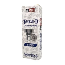 Snoop Dogg x Yocan - Evolve D Replacement Coils - 5 Pack (MSRP $9.00)