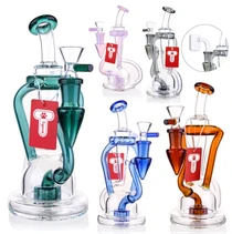 Tigerat - 8" Recycler Dab Rig with Bowl & Banger (MSRP $40.00)
