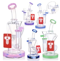 Tigerat - 7.5" Loop-Handle Dab Rig with Bowl & Banger (MSRP $30.00)