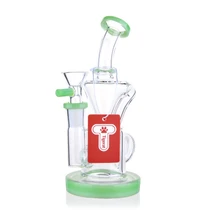 Tigerat - 7.5" Loop-Handle Dab Rig with Bowl & Banger (MSRP $30.00)