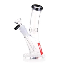 Tigerat - 8.5" 5mm Colored Rim & Base Straight Water Pipe (MSRP $15.00)