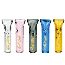 Snoop Dogg - Glass Tips - 5pk Pouch - Color Flat Pinch (MSRP $5.00ea)
