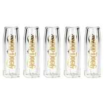 Snoop Dogg - Glass Tips - 5pk Pouch - Rounded Clear (MSRP $5.00ea)