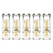 Snoop Dogg - Glass Tips - 5pk Pouch - Mini Clear (MSRP $5.00ea)