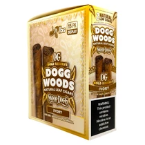 Dogg Woods  by Snoop Dogg - OG Gold Reserve Leaf Cigars (2pk) [Cali Flavors] - Display of 15