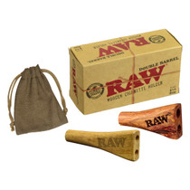 RAW® - Double Barrel Wooden Cig Holder (MSRP $15.00)