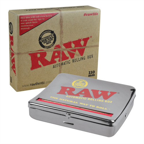 RAW® - Auto-Roll Box Individual - 110mm Metal (MSRP $25.00)