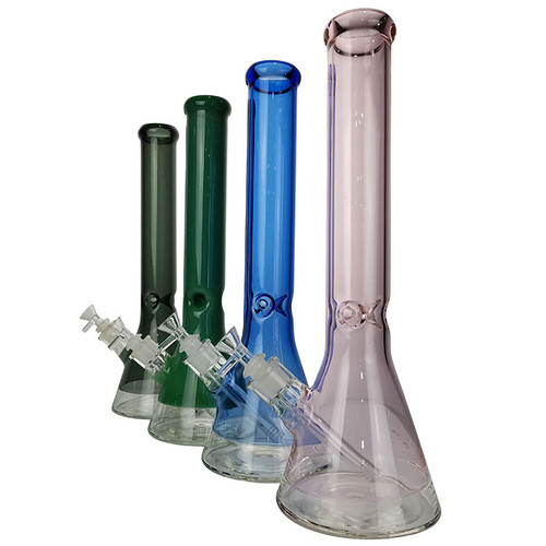 16" Assorted Color Tube Beaker Water Pipe - with 14M Bowl (MSRP $135.00)