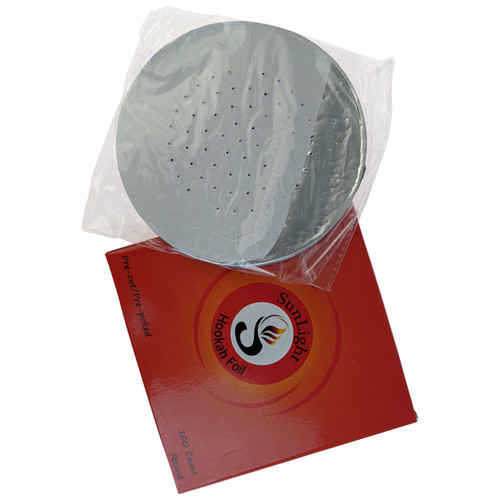 Sunlight - Pre-Poked/Pre-Cut Hookah Foil - 100pc (MSRP $10.00) Sunlight - Pre-Poked/Pre-Cut Hookah Foil - 100pc (MSRP $10.00)
