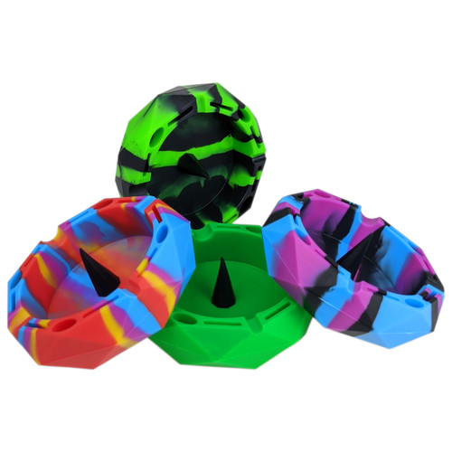 Silicone Diamond Ashtray with Bowl Pick (MSRP $15.00)