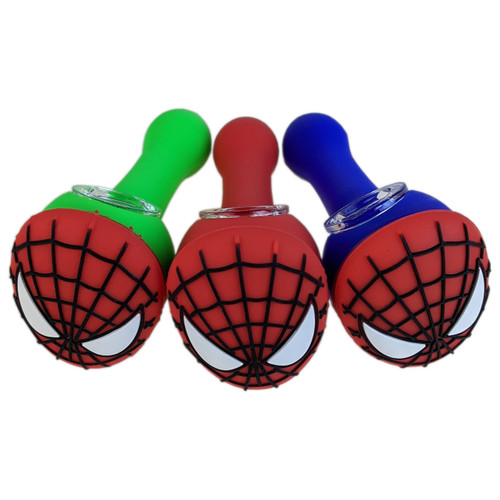 5" Silicone Spiderguy Hand Pipe (MSRP $20.00)
