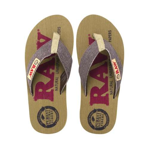 RAW® X Rolling Papers - Red & Brown Sandals (Mixed Size 8-13) - Case of 12 (MSRP $40.00ea)