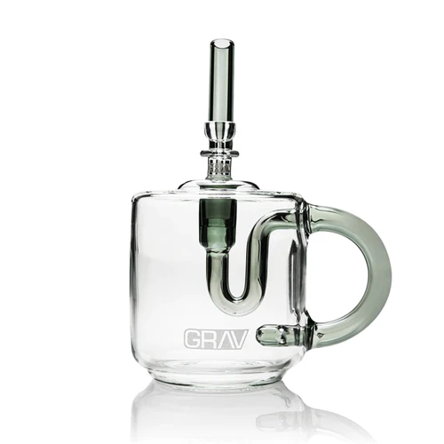 GRAV® - 7.5" Coffee Mug Bubbler Water Pipe - with 14M Bowl (MSRP $60.00)