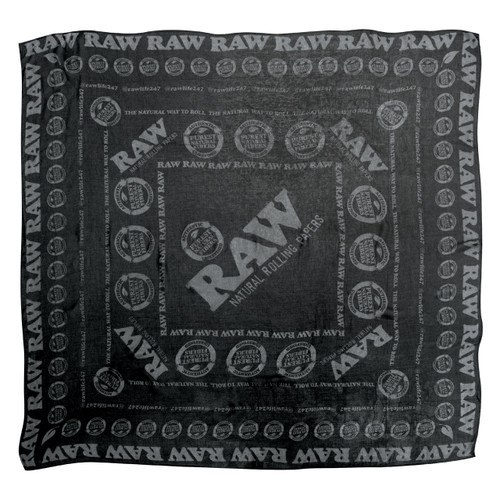 RAW - Ultra Soft Fashion Scarf - Black on Black (MSRP $25.00)