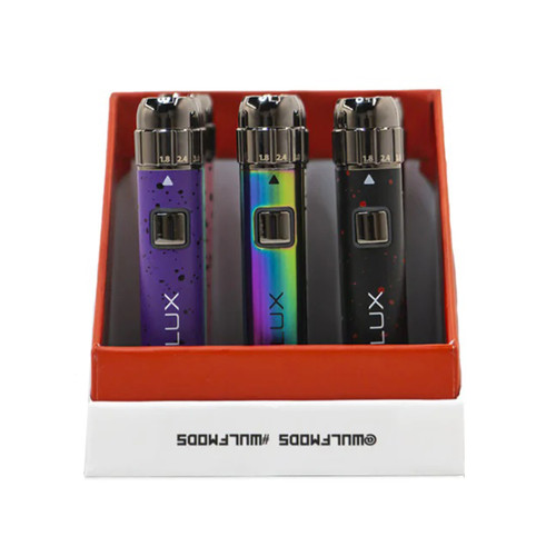 Wulf Mods - Lux 400mAh Carto Battery - Display of 9 (MSRP $15.00ea)