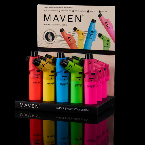 Maven Alpha + Rotatable Torch Display of 15 - HS Wholesale