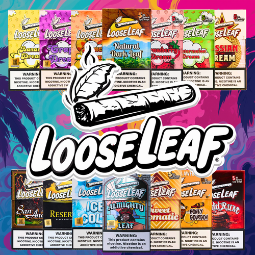 LooseLeaf - Cigar Wraps (5ct) - Box of 8 (MSRP $13.00ea)