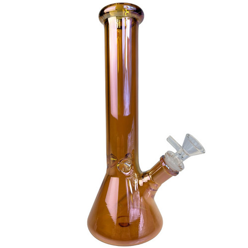 10" Fully Electroplated Beaker Water Pipe - with 14M Bowl (MSRP $40.00)