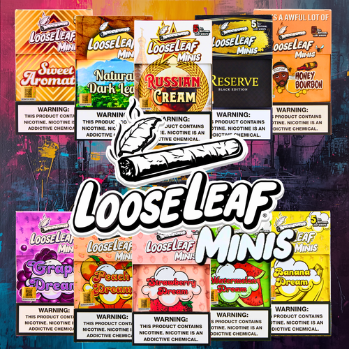 LooseLeaf - Minis Cigar Wraps (5ct) - Box of 8 (MSRP $10.00ea)