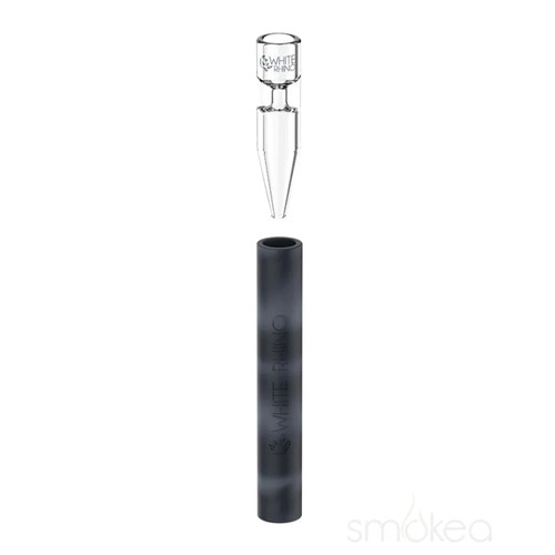 White Rhino Chillum to Straw Pyrex OG 25ct Display Wholesale